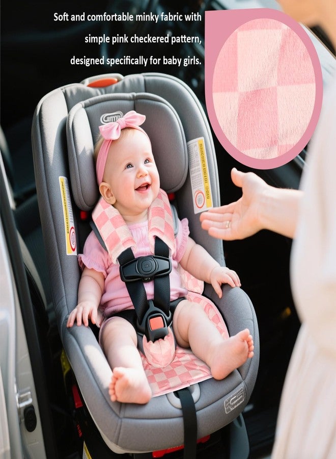 DAYEEBALL Piddle Pads Carseat, Soft and Warm Car Seat Protector, Toddler Car Seat Protector for Potty Training, Washable Carseat Potty Training Cover, Waterproof Baby Piddle Pad Car Seat Liner, Pink - Image 2